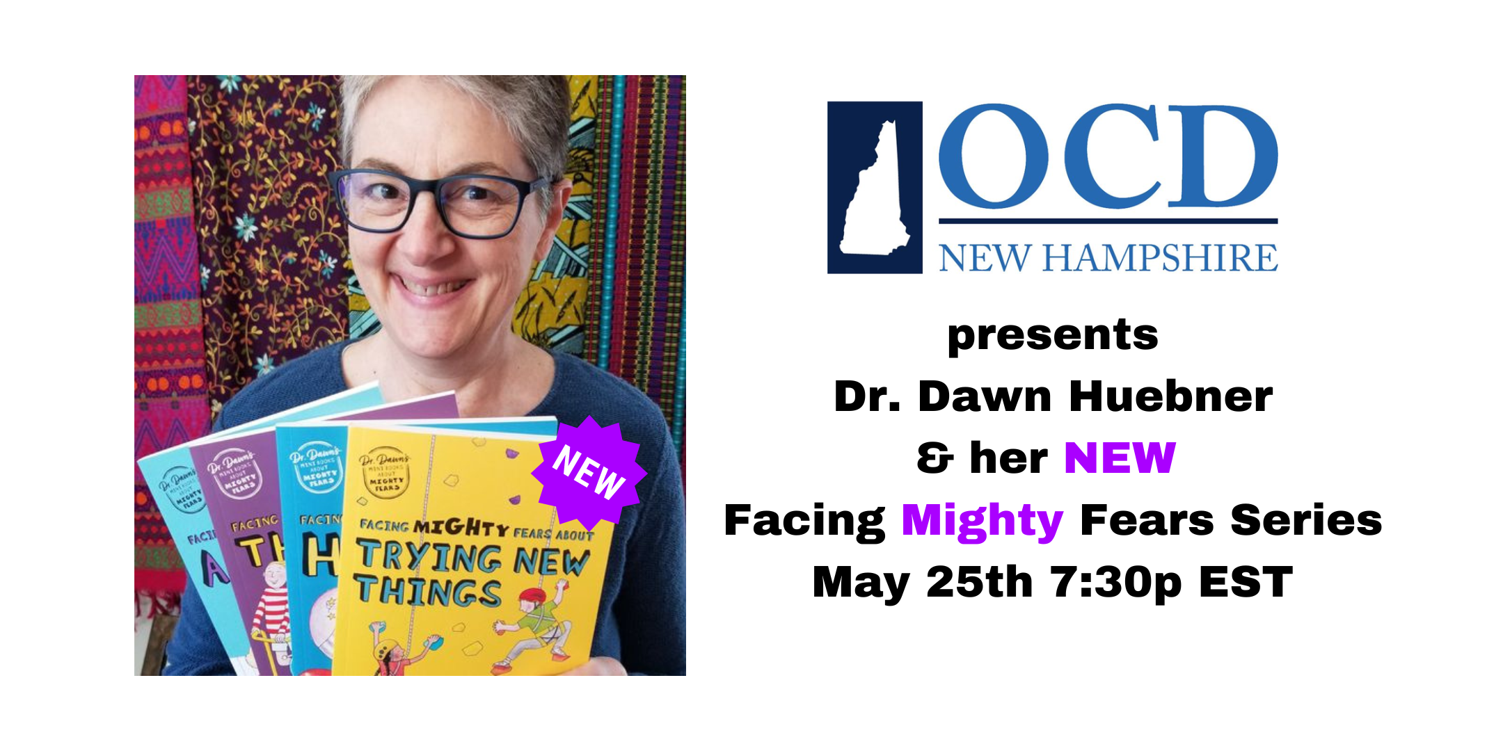Dr. Dawn Huebner joins us on May 25!