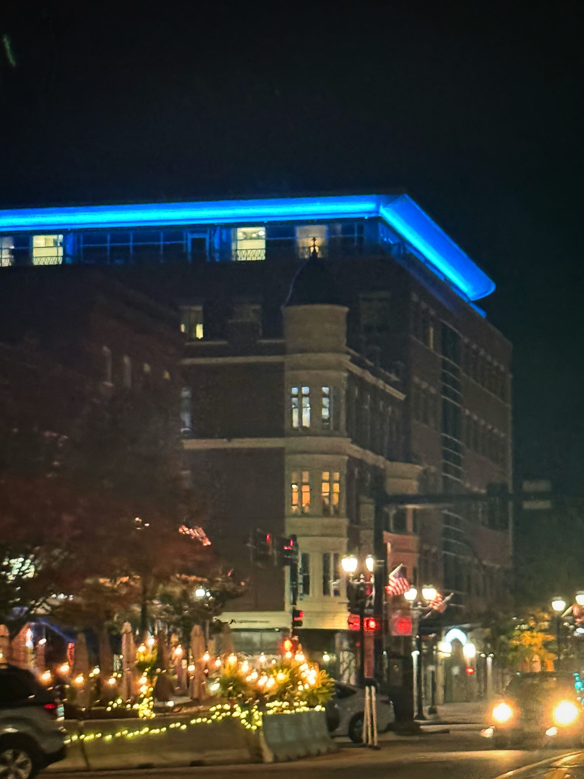 #ocdawarenessweek is here! We’re so grateful to @hotelconcordnh for lighting up teal for OCD! 🩵We hope to see you at our walk Concord, NH THIS SUNDAY 10/18! #tealforocd #ocdawareness #concordnh #realocd